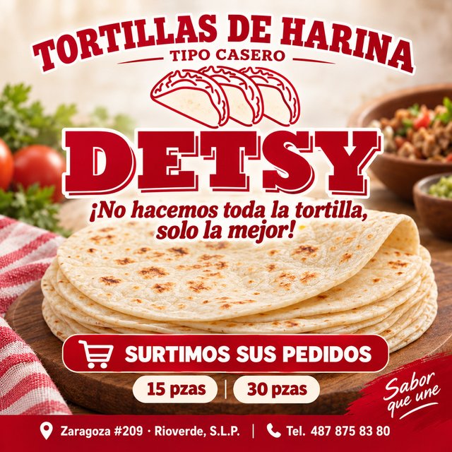 Tortillas DETSY